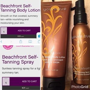 Tanning lotion and spray