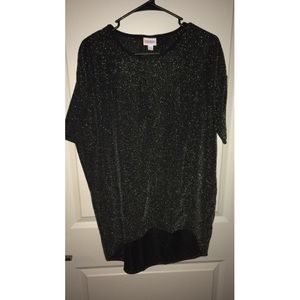 LuLaRoe Small Black Elegant Chevron Irma