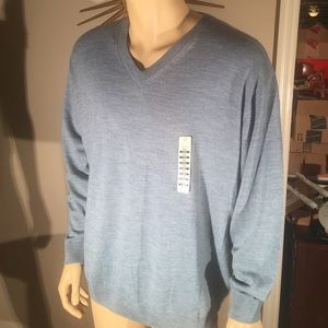 Turnbury Men's Wool Sweater Merino Wool NWT