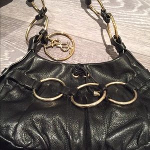Small YSL black leather bag