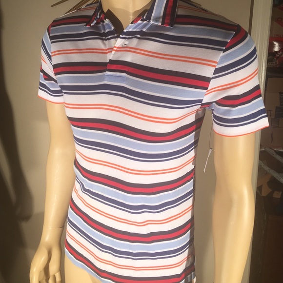 Polo Ralph Lauren Men's Shirt NWT medium striped - Picture 1 of 4