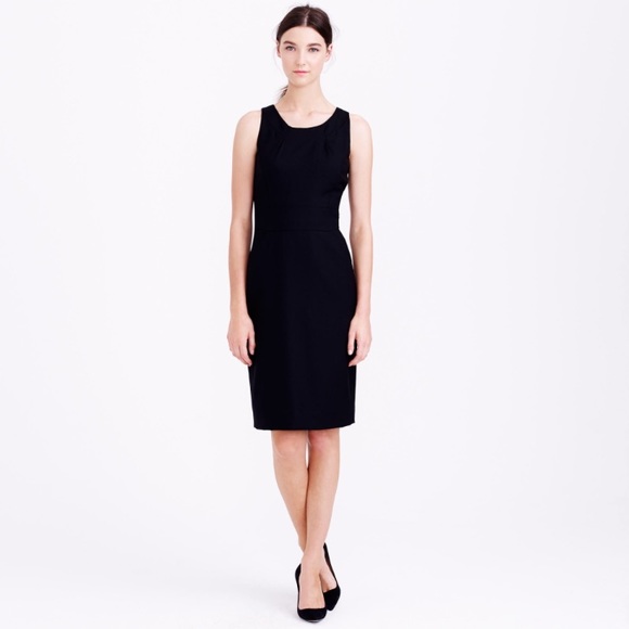 J.Crew Emmaleigh Dress in Super 120s Wool