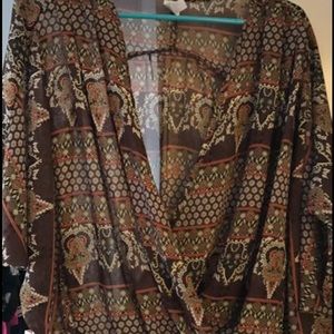 Cross crossed Blouse