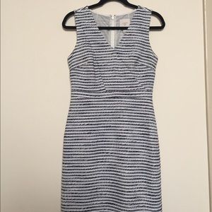 J.Crew Suiting Striped Tweed Dress
