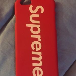 Red supreme iPhone 6/6s case