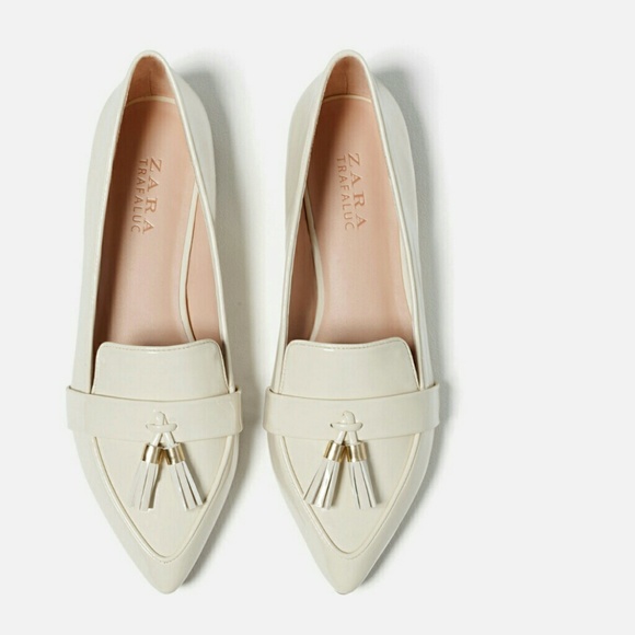 ZARA FLATS LOAFER TASSEL BRAND NEW WITH TAGS - Picture 2 of 6