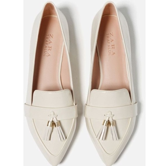 ZARA FLATS LOAFER TASSEL BRAND NEW WITH TAGS - Picture 3 of 6