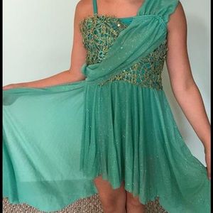 Lyric dance costume- teal