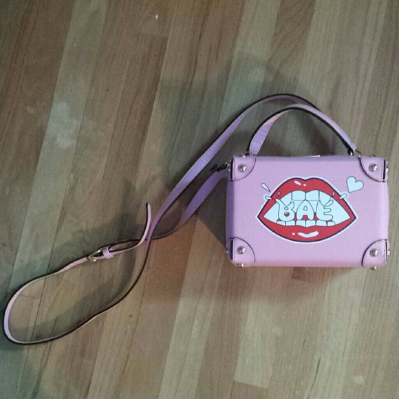 Bae vinyl square purse