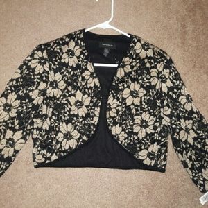 Bolero Jacket Party Dress (New) (3/4 sleeve)