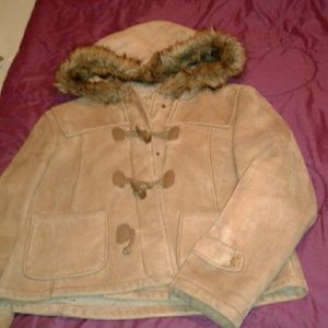 Fleece lined winter coat