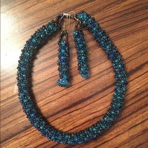Handmade Necklace and Earrings