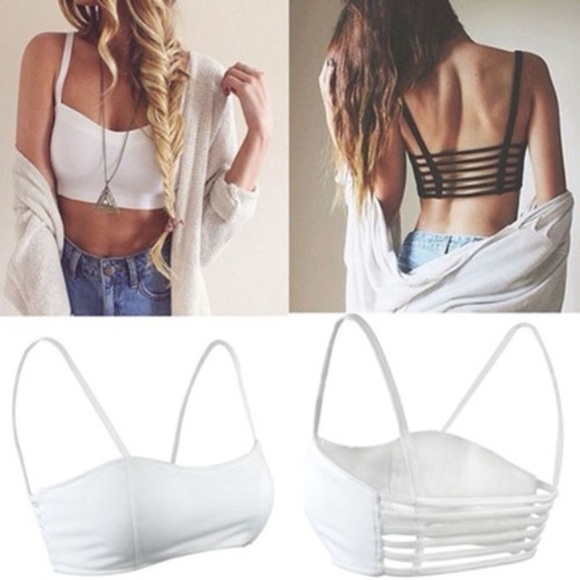 HOST PICK 3/22 Caged Back Bralette/Crop Top (5/$25 - Picture 3 of 5