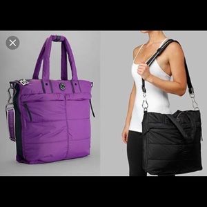 Black USED lululemon fast in flight nylon tote