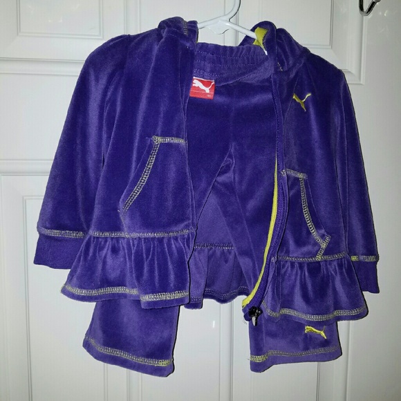 Baby girl puma valour track suit