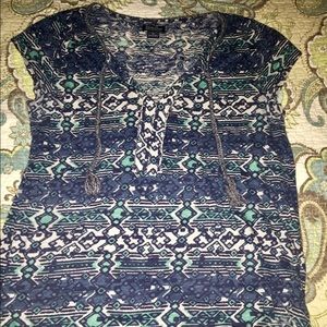 Lucky Brand peasant top, XL, great condition