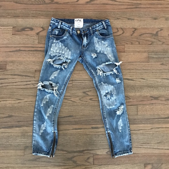 ONE teaspoon - Trashed Freebirds - size 25