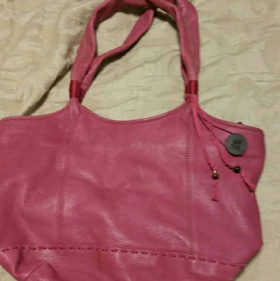 EUC The Sak  pink leather bag