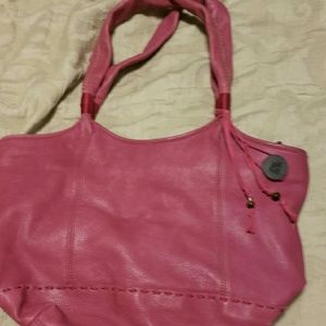 EUC The Sak  pink leather bag