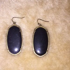 Kendra Scott Navy Blue Earrings