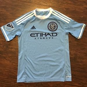 NYC FC Adidas replica youth team jersey