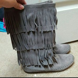 Lauren Conrad Fringe Boots
