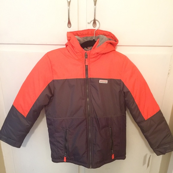 Boys grey & orange jacket