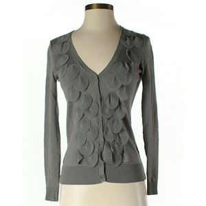 Ann Taylor Loft gray cardigan