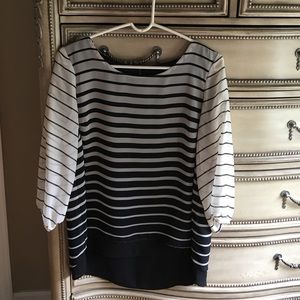 Black and white striped shirt