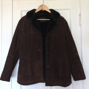 Guess leather coat