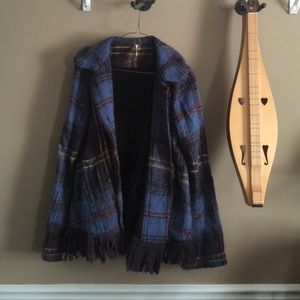 Free People Plaid Jacket