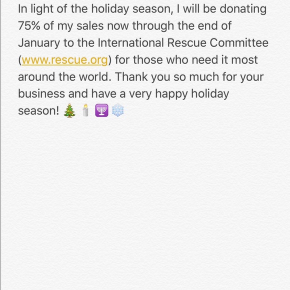 *Important Holiday Shop Announcement*