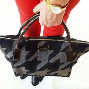Kate Spade hearthstone Sophie Houndstooth tote