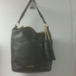 Michael Kors Black Leather Handbag