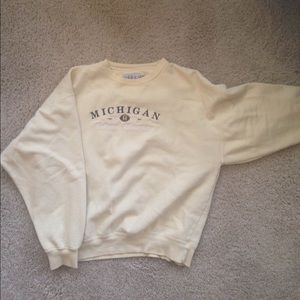 Michigan sweatshirt crew neck