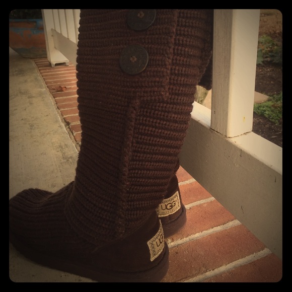 Ugg classic brown cardy boot