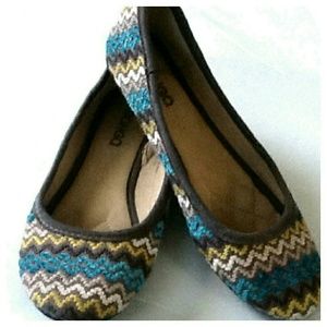 💙Chevron Bongo Flats
