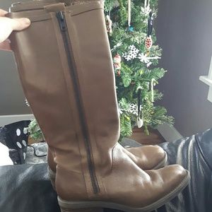 Calvin Klein leather boots, size 9