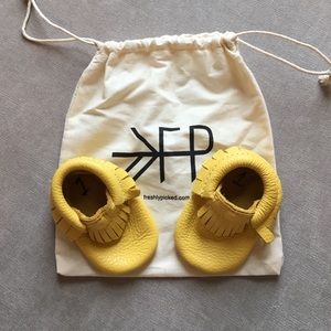 Freshly Picked yellow moccs size 1