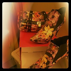 Boots and matching bag
