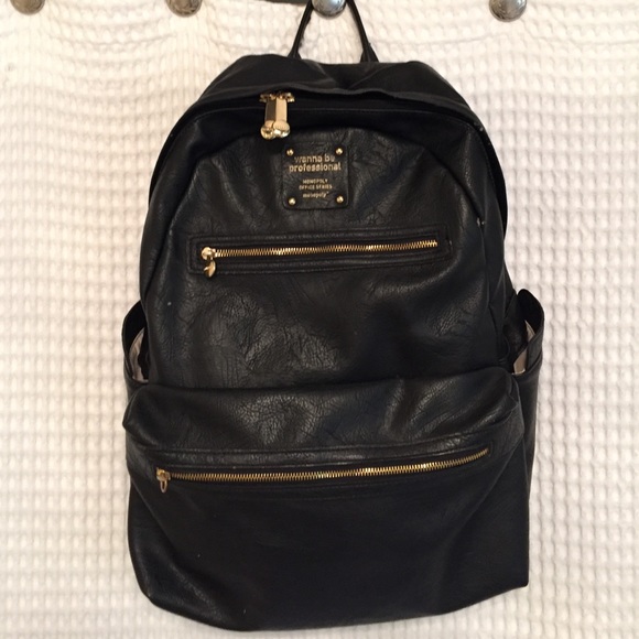monopoly leather backpack
