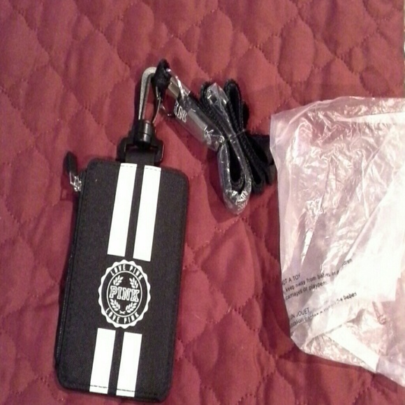 Pink lanyard