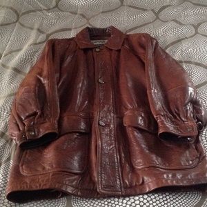 Men's Ostrich Skin Leather Coat