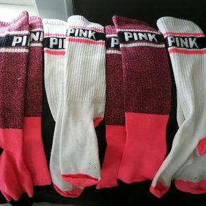 4 pairs of Victoria's Secret PINK socks