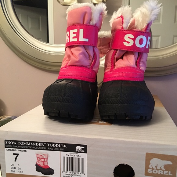 Sorel Toddler Snow Boots, Pink
