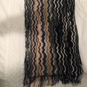 Missoni Knit Zigzag Scarf