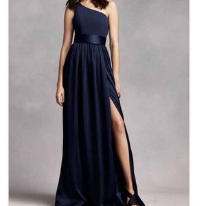 One Shoulder Vera Wang Bridesmaid Dress