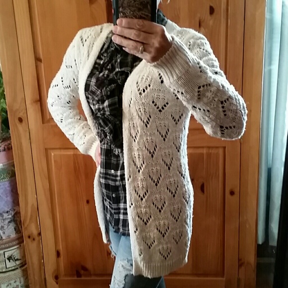 Winter White Cardigan