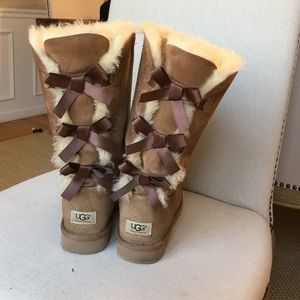 Bailey Bow Tall Boot, Chestnut