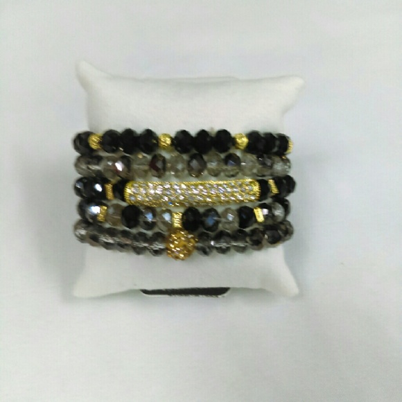 NWT Stack Stretch Bracelet Set - Picture 2 of 2